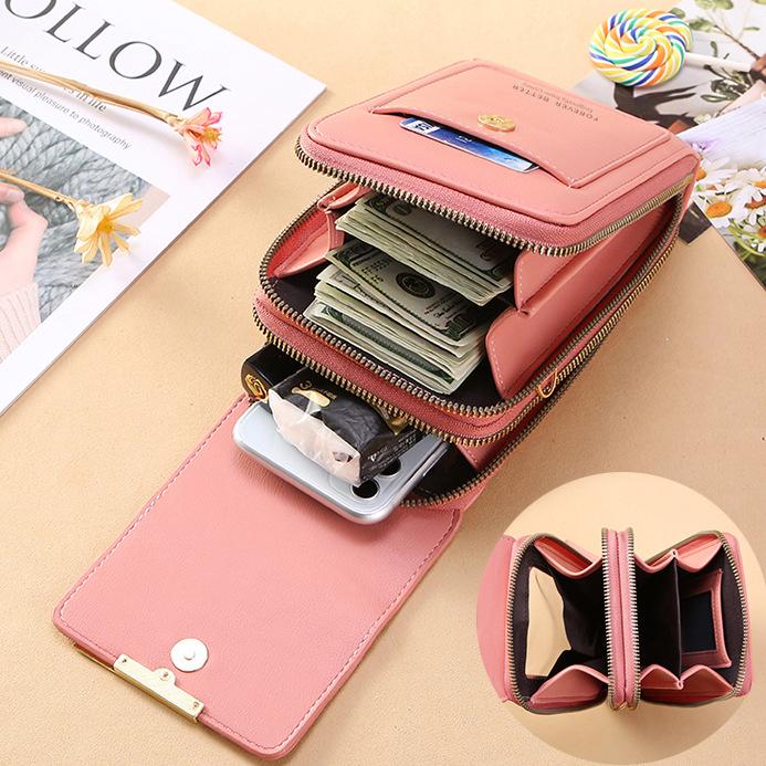ELIPAPRO   9066 Women's Touch Screen Mobile Phone Messenger Bag 2025 New Fashion Key Change Bag 9