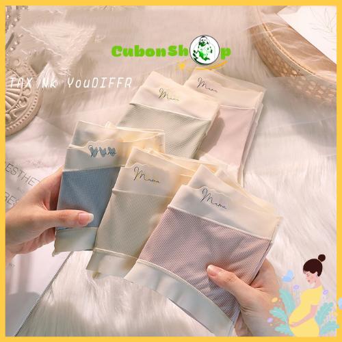 Quần lót bà bầu cạp chéo cotton su 8011, Quần chip mẹ bầu và sau sinh CubonMama Kháng khuẩn