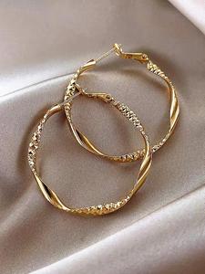 Aros Elegantes para Mujer Decorados con Pedrería, Exquisitos y Modernos, Joyería de Moda para Mujeres para Uso Diario y Decoración de Fiestas