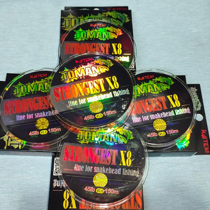 Dây câu lure Toman x8 chính hãng new 2023 Đi Câu Bắt Cá Fishing Câu Cá