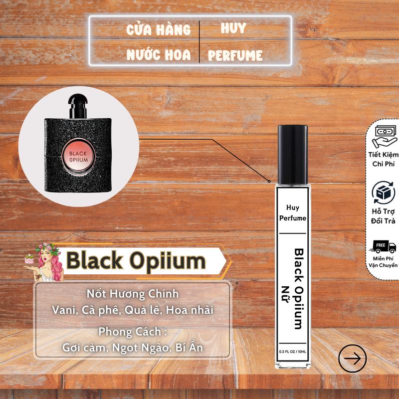  Nước Hoa Nữ Black 0piium EDP Hương Cà Phê Ngọt Ngào Quyến Rũ Nổi Bật Perfume Women Cosmetic Xịt Thơm. 
