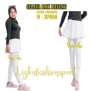 Celana Legging Rok Payung olahraga Wanita/ Legging Rok Wanita Nyaman Outdoor Sport tahan angin tosca legging olahraga
