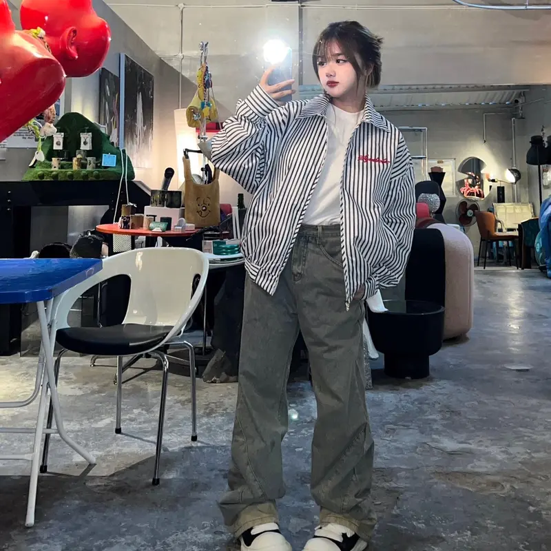 Áo khoác Striped Jacket nylon 1