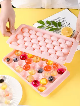 Cetakan es Model jumbo  bulat isi 33 grid  sama bentuk diamon 21 grid Bisa untuk membuat coklat, jelly, es dan lainnya 7