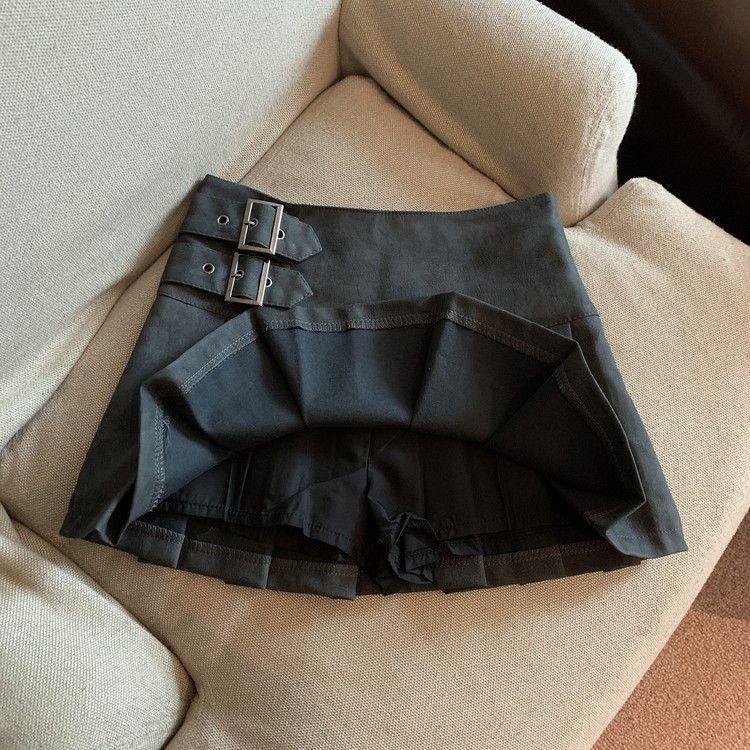Product Introduction of Chân Váy Da, Cỡ Nhỏ Dành Cho Nữ, Cạp Cao, Chữ A, Màu Đen, Cỡ Lớn, Chân Váy Xếp Ly, Thích Hợp Cho Mùa Xuân, Mùa Thu Và Mùa Đông, Hàng Mới Về 2024 13