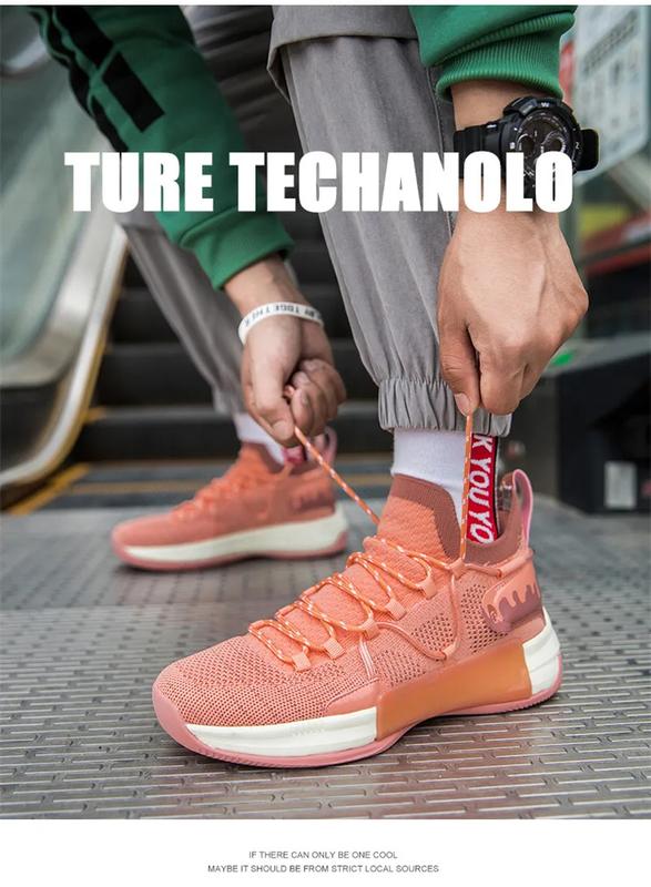 Product Introduction of Basketball shoes for men breathable sports shoes High Tops Women basketball sneakers athletics basket shoes outdoor male sneakers non-slip running shoes size 36-45 33