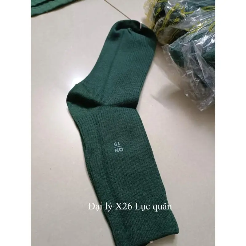 Tất cao cổ màu xanh rêu hàng chuẩn QN loại 1 7