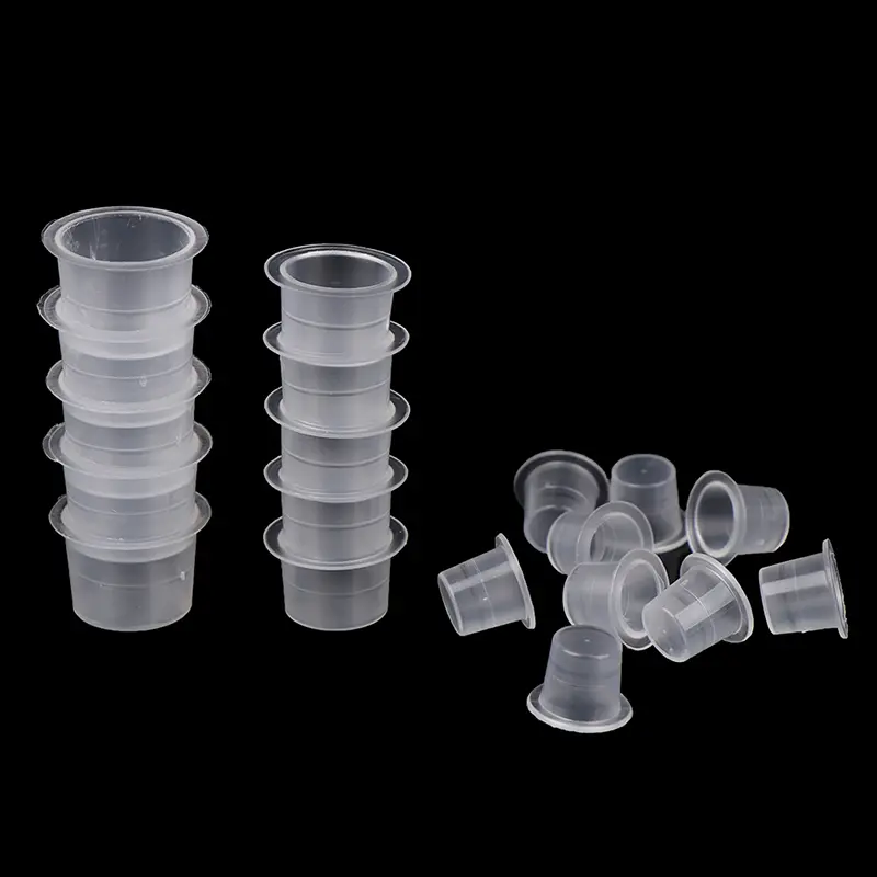 1000Pcs Disposable Tattoo Makeup Pigment Ink Cups Large Medium Small Size