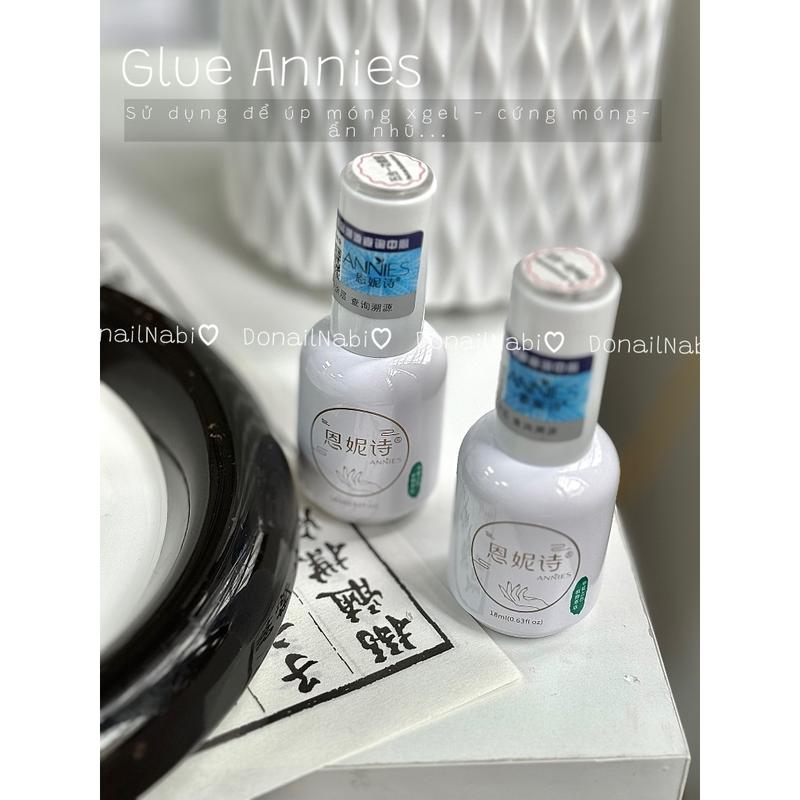    HÀNG CHÍNH HÃNG    Glue gel ANNIES úp móng xgel cứng móng ẩn nhũ liên kết cao 