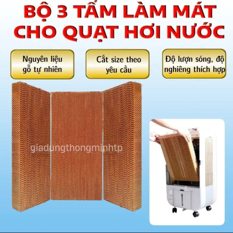 Tấm làm mát quạt hơi nước KT 70×45 và 2 tấm 70×27 5