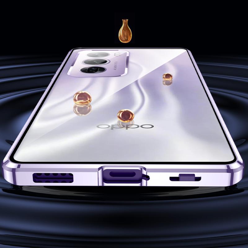 Product Introduction of For OPPO Reno 13 Pro 12 F 12F 12 Pro Reno12 Oppo Ren12F 4G 5G 2024 Flip Case Double Sided Tempered Glass Hard Phone Case Lens Protector Shockproof Cover 31