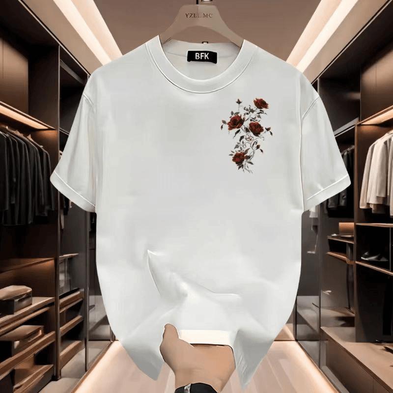 Áo Thun Cotton, Dành Cho Nam Giới, Tay Ngắn, Phong Cách Hợp Xu hướng Và Sáng Tạo, Dáng Rộng Vừa Vặn, Có In Hình, Ngoại Cỡ, Mùa Hè 2024 Hàng Mới Về 3