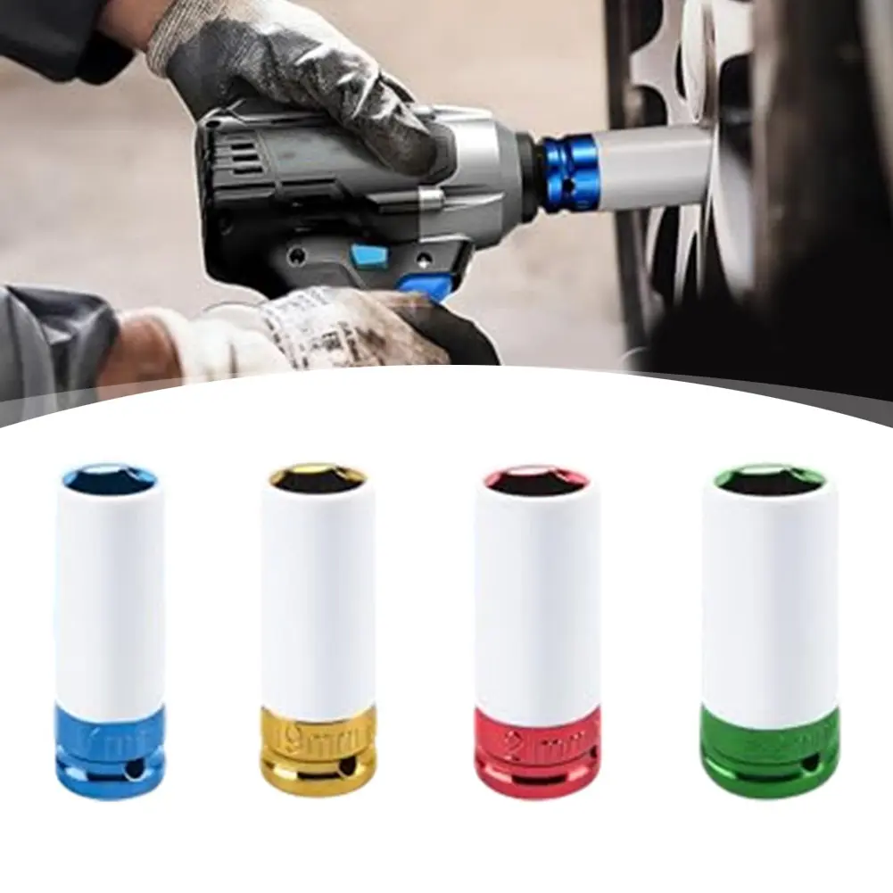 ✨NEW✨1/2 Pneumatic wrench set sleeve color modified tire screw sleeve extended