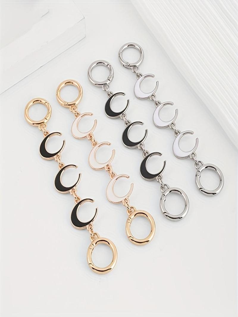 Product Introduction of Moon Design Bag Chains, Fashionable Bag Chains for Women's Handbag, Casual Trendy Versatile High-quality Daily Bag Decoration 3