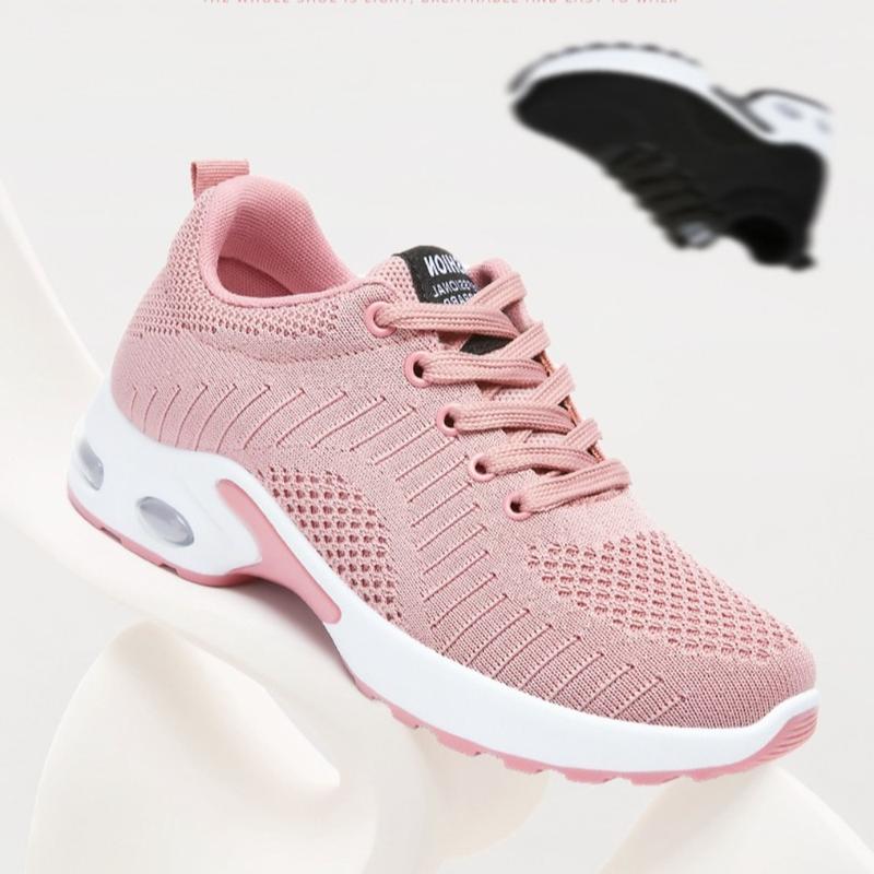 Product Introduction of Multifunctional Young Women Sports Shoes Soft Mesh Air Cushion Running Shoes Comfortable Fashion Knitted Shoes Outdoor Wear 21