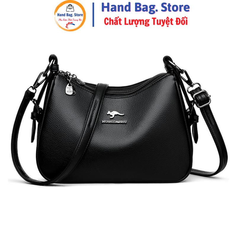 Túi xách đeo chéo đeo vai kẹp nách thời trang công sở chất liệu da Pu cao cấp mềm dai form túi rộng sang trọng lịch sự đeo đi làm đi dự tiệc bag da