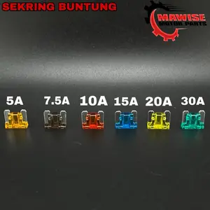 SEKRING BUNTUNG - FUSE SEKRING TANCAP MICRO MIKRO BUNTUNG MINI 5A 7,5A 10A 15A 20A 25A