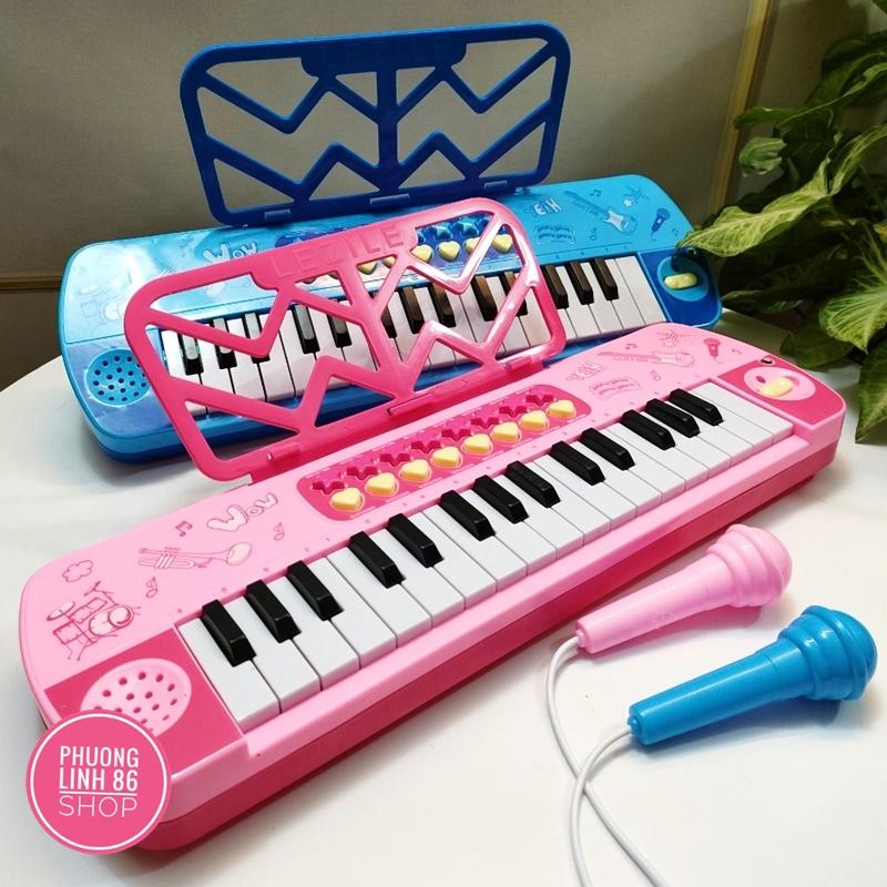 Đàn piano cho bé kèm mic đồ chơi có nhạc shop Phương Linh 86