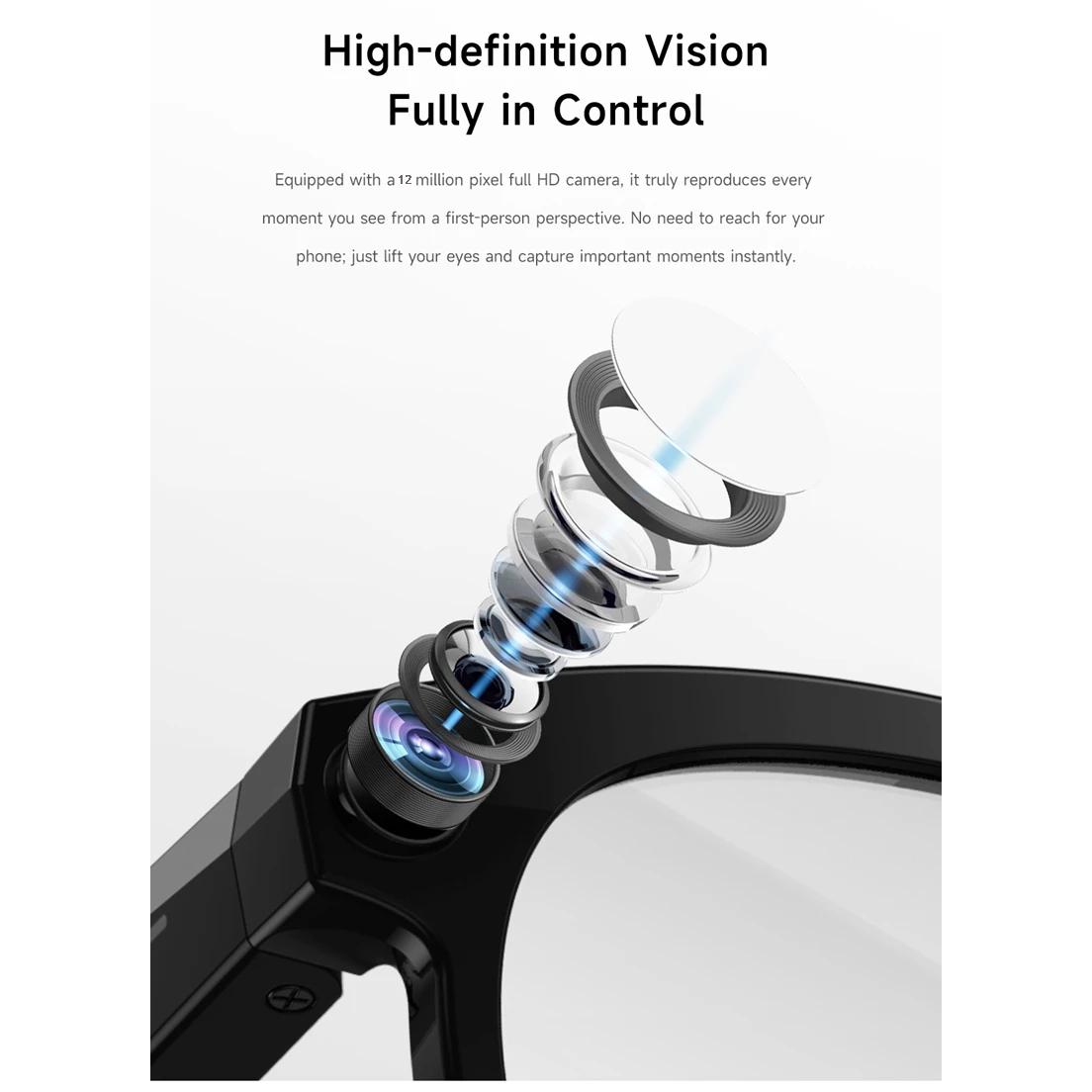 AI Smart Glasses 8K HD 1200MP Pixel Camera Video Glasses AI ChatGPT Translation Bluetooth Call Voice Assistant Music Sunglasses - Image 4