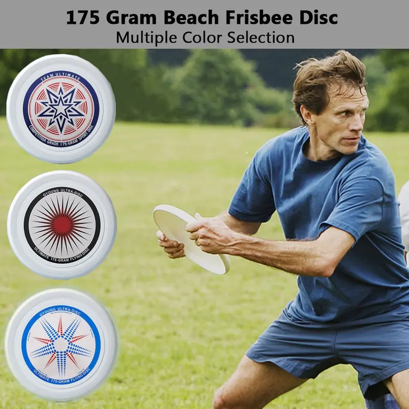 Đĩa Frisbee Bãi Biển Cuối Cùng Ngoài Trời, 175g, Chống Nước Và Va Đập, Thích Hợp Cho Bóng Đá 2