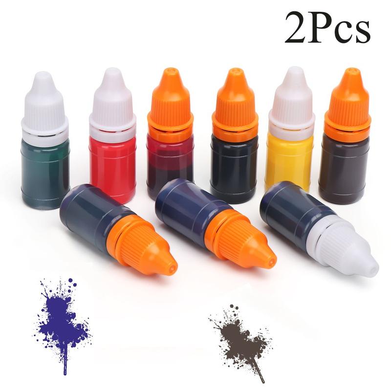Product Introduction of 8ml 9 Color Hot Useful Inkpad Oil DIY craft Flash Refill Ink Photosensitive Seal Stamping Machine Scrapbooking 13