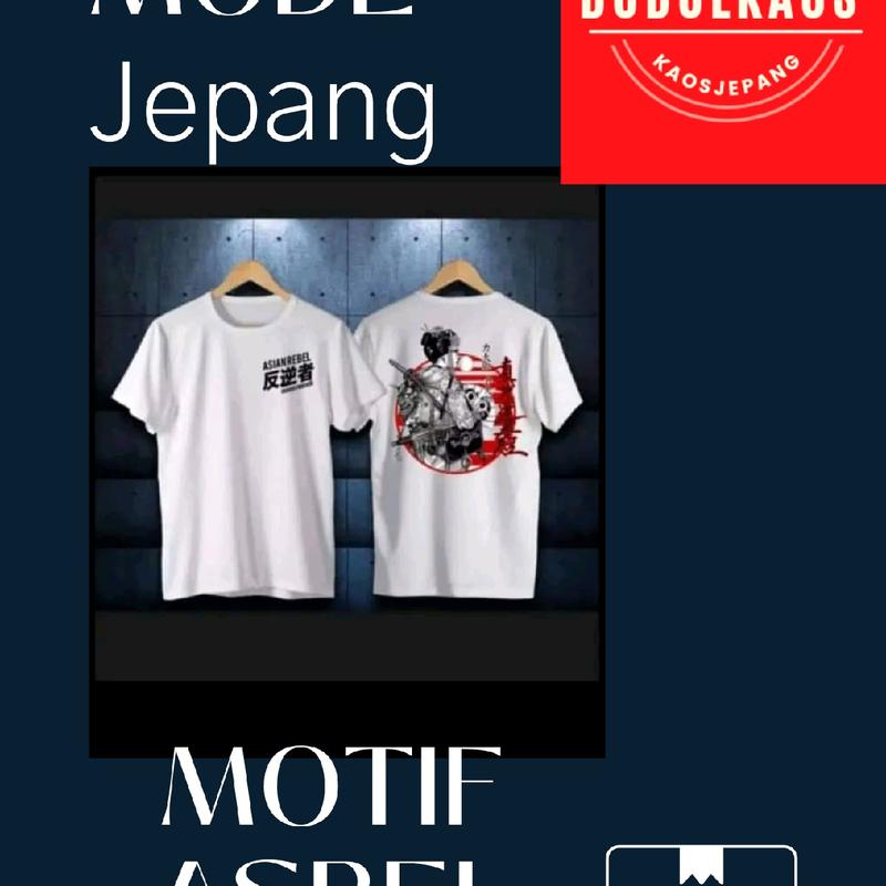 kaos Jepang viral Santai Santai Crew Neck Lembut 2