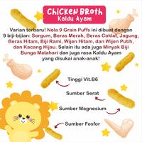 Gambar Nola 9 Grain Puffs Chicken Broth (Rasa Kaldu Ayam) 25 Gram dari VERLINOLA Kota Administrasi Jakarta Selatan 2 Tokopedia