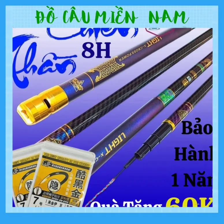 Cần Câu Tay Chiến Thần 8H Đối Trọng Săn Hàng  Tải Tĩnh 4kg CT42