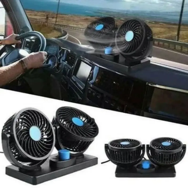 Kipas angin mobil ganda 12v/24v Car 0