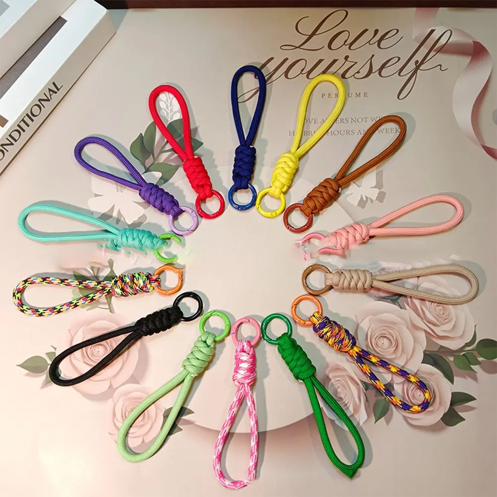 ✨ARTTOY✨Color-matching Knotted Mobile Phone Strap Creative Short Woven Strap