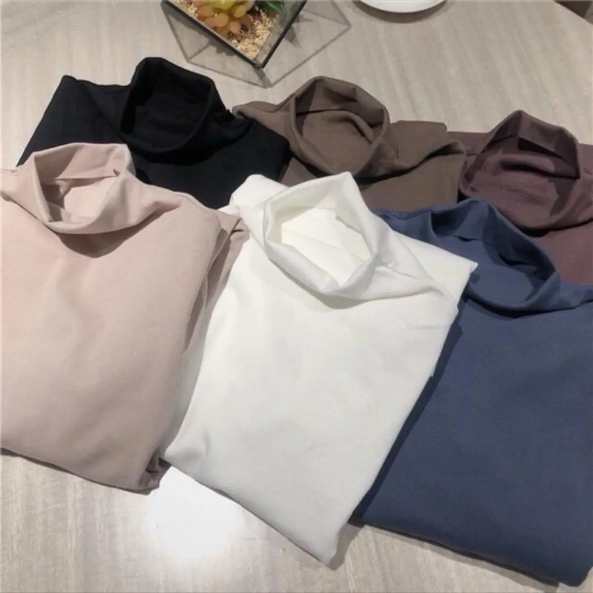 Combo 3 Áo Giữ Nhiệt Nam Cổ Cao 3 Phân Chất Liệu Thun Lót Lông Co Giãn - Giữ Ấm Cơ Thể Trong Mùa Đông - Menswear
