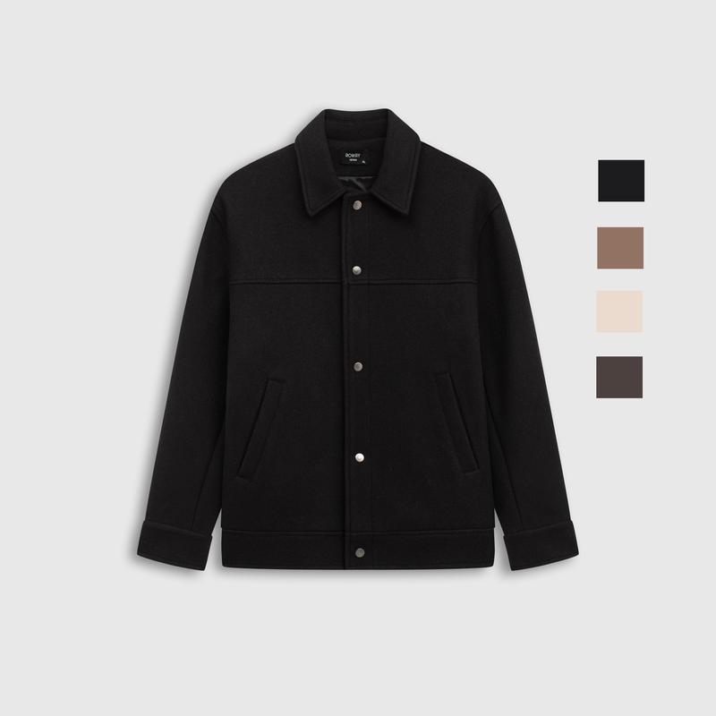 Áo khoác ROWAY dạ ép cao cấp | Dạ cúc bấm V2