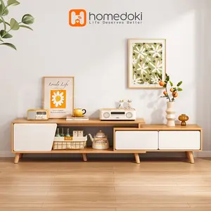 Homedoki Meja Tv / Rak Tv / Lemari Tv / Meja Tv Minimalis Modern / Meja Tv Kayu Murah Furniture
