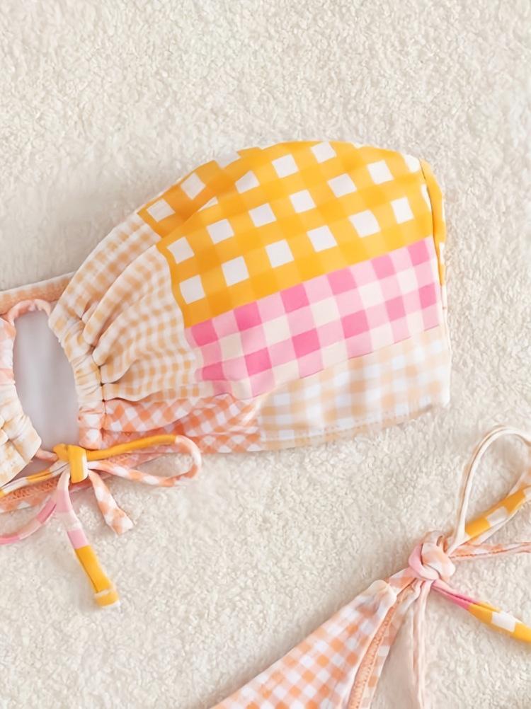 Product Introduction of Áo Tắm Nữ Mùa Xuân Hè Áo Tắm Nữ Đi Kỳ Nghỉ Mùa Hè Phong Cách Hàn Quốc Áo Tắm Nữ Xẻ Ngực Lớn Và Nhỏ 14