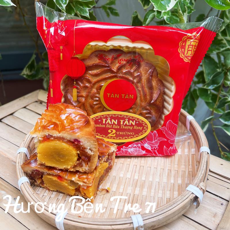 Bánh Trung Thu TÂN TÂN JAMBON BÁT BỬU 200gr/2 trứng muối  - ĐẶC SẢN THẠNH PHÚ - BẾN TRE