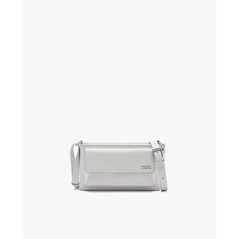 PEDRO - Túi đeo chéo nam chữ nhật Recycled Leather Mini PM2-25210233-03