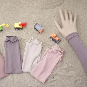 Handsock Curly Senada 2line| Manset Neci Polos Muslim Panjang Handsock Curly Senada 2line| Manset Neci Polos Muslim Panjang