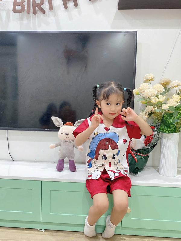 Đồ bộ CỘC ĐÙI, Đồ ngủ cho bé gái Tay NGẮN, QUẦN ĐÙI, Bộ Pijamas ĐÙI cho Bé ,  size từ 8-40kg 4