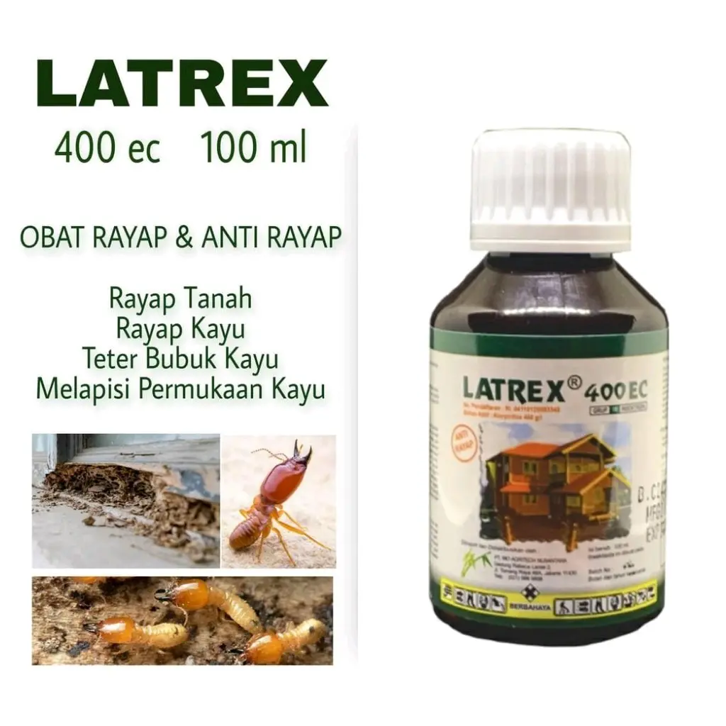 Obat Anti Rayap Latrex 100 ml Cairan