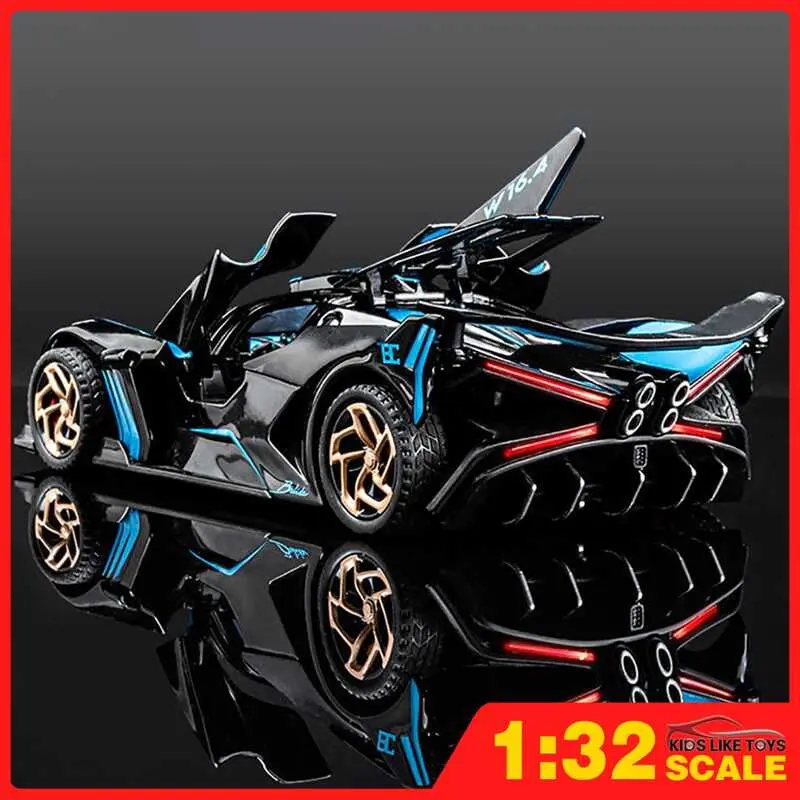 Mô Hình Xe Đồ Chơi Bằng Hợp Kim Kim Loại Bugatti Bolide Supercar, KLT 1 32, Xe Đúc Khuôn, Dành Cho Bé Trai Và Trẻ Em, Mô Phỏng Hiệu Ứng Âm Thanh Và Ánh Sáng, Bộ Sưu Tập Sở Thích Quà Tặng Pin Toy