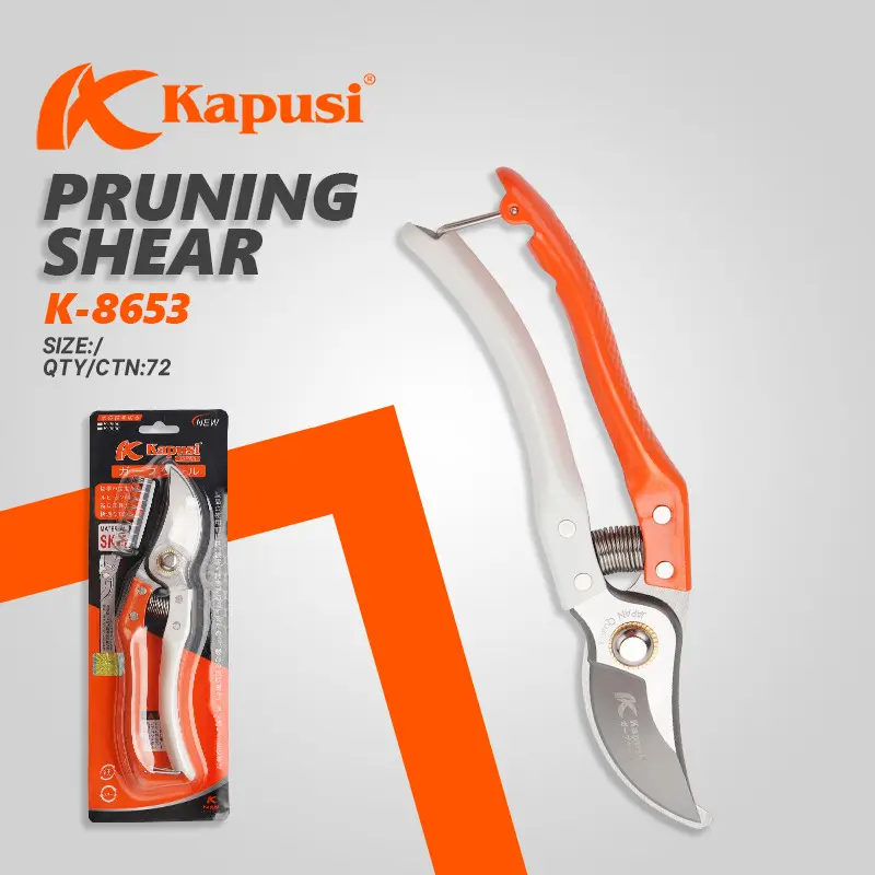Kapusi Gunting Dahan Dan Ranting Bunga Tanaman/Gunting Kebun/Pruning Shears Alat Potong Dahan Gunting Tanaman K-8653