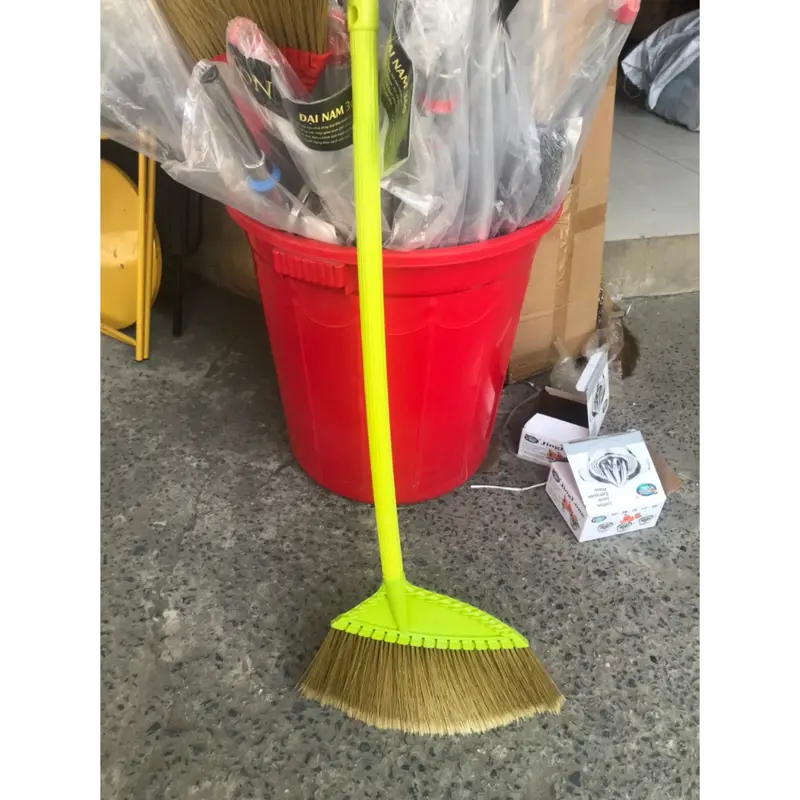 Combo 2 Chổi Nhựa Siêu Bền Đệp Không Thấm Nước Quét Nhà Sân Vườn Tiện Lợi chổi  bông 3