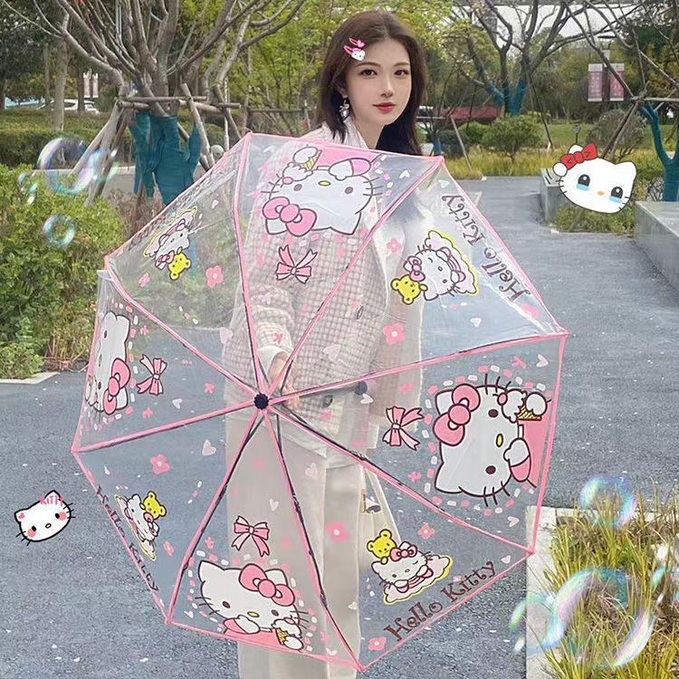 Product Introduction of Ô Trong Suốt Kuromi Hai Chiều Phong Cách Nhật Bản Mềm Mại Cho Bé Gái, Phim Hoạt Hình Anime Kuromi, Nhân Vật Nổi Tiếng Trên Internet Cinnamoroll Babycinnamoroll, Gấp Gọn, Thích Hợp Cho Học Sinh, Năm 2024 6