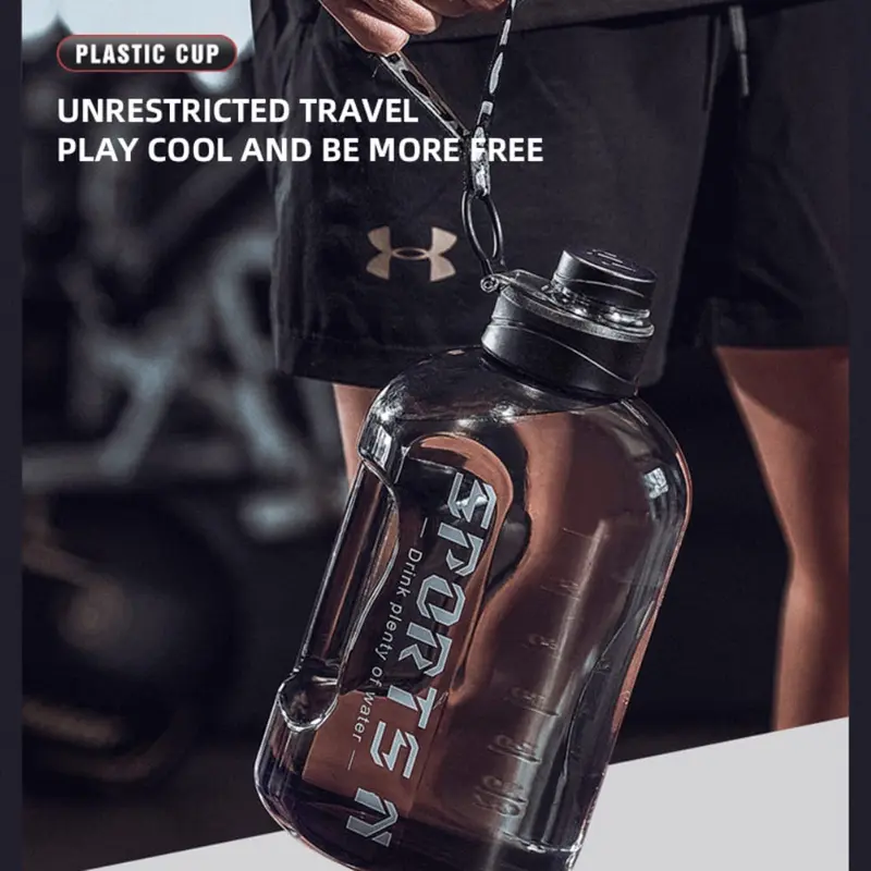 Termos Botol Minum Gym Fitness Olahraga Sport Water Bottle Jumbo 2700ml 4