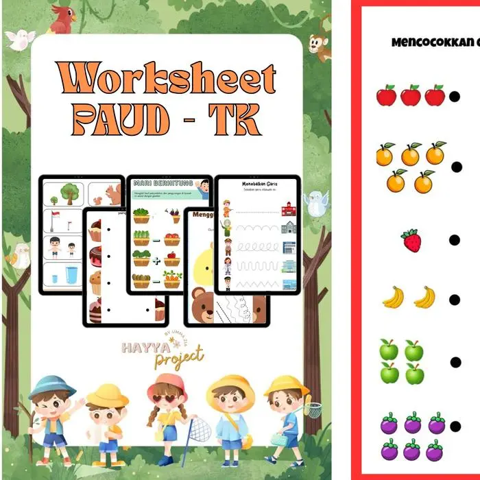 WORKSHEET PAUD TK