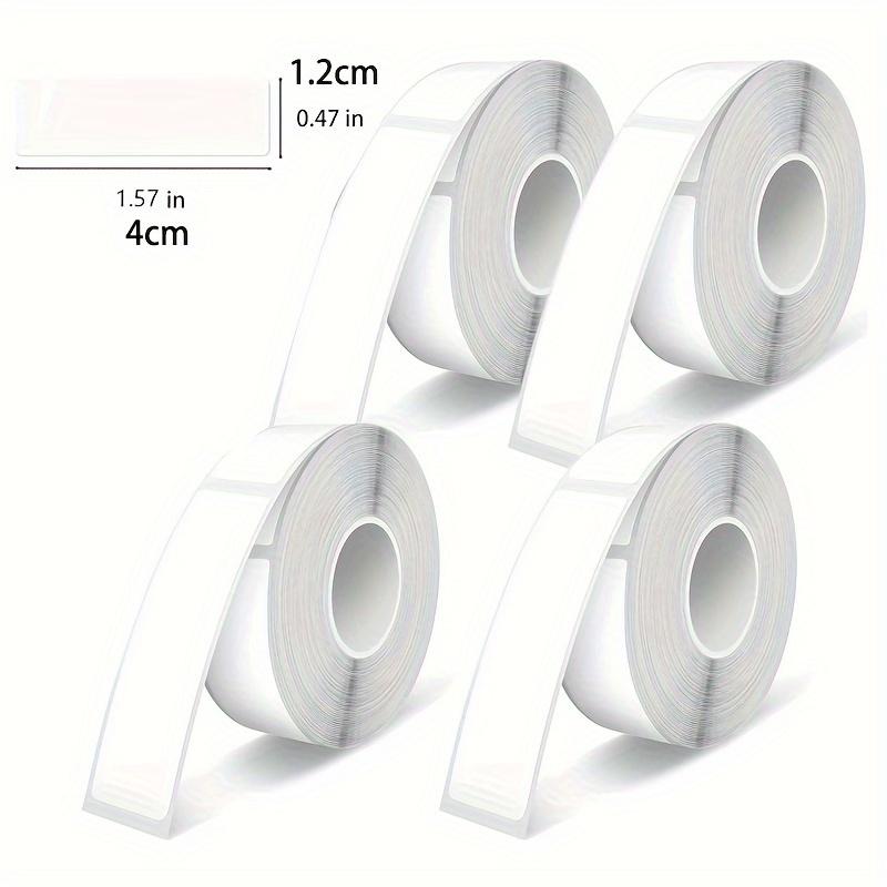 Phomemo D30 Zelfklevende etiketten Wit 14x40mm Afdrukken Papier Tape, Phomemo Printer Papier voor D30 Draagbare Thermische Label Maker