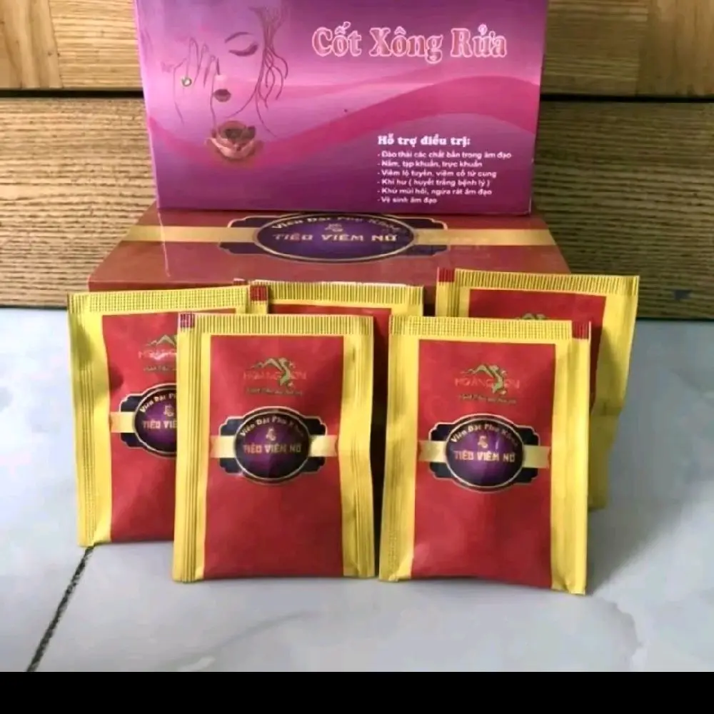 Hộp thảo mộc đông y Tieu V.iêm hoàng sơn+ hộp xông rửa dành cho mọi người