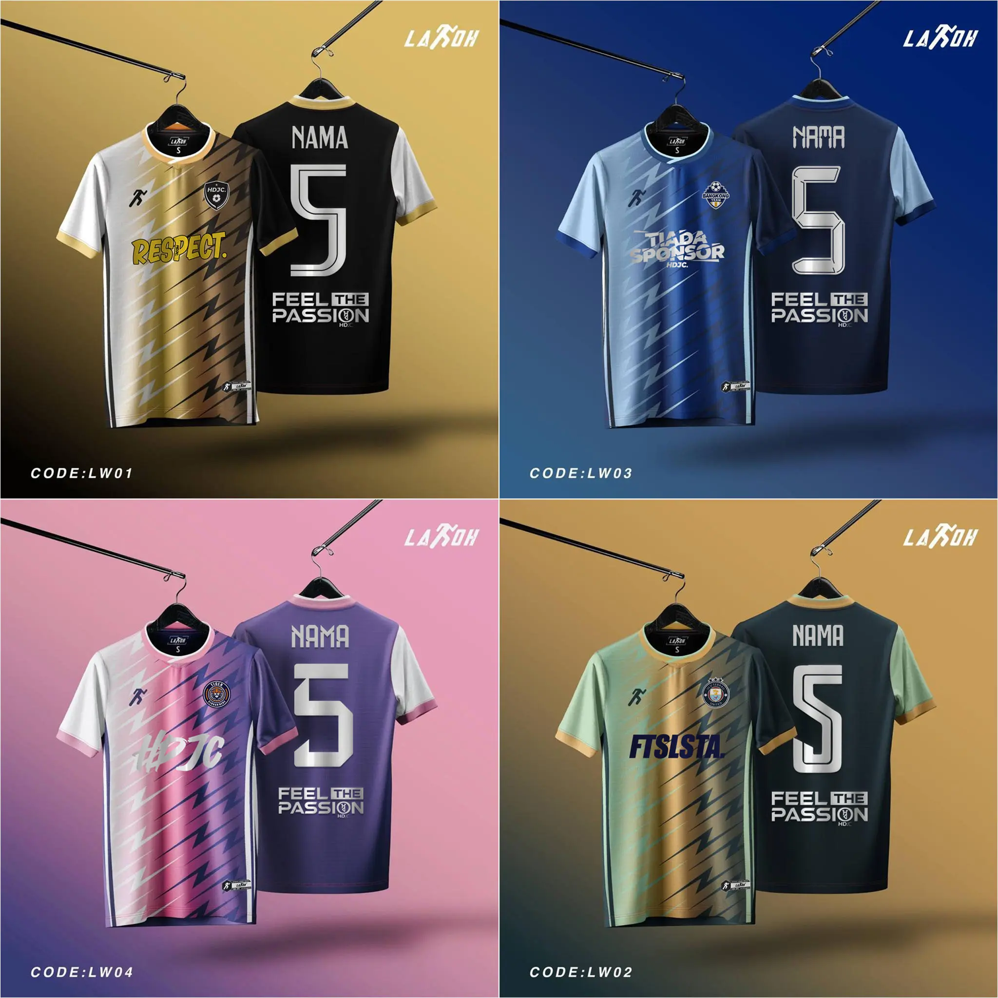 【Free custom】Available - New design Jersey Custom Name Baju t shirt lelaki MEN JERSEY T-SHIRT SOCCER FOOTBALL TEAM JERSEYS