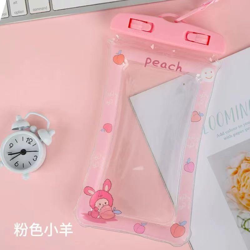 Product Introduction of Sealing Card Film, Cartoon Airbag Waterproof Bag, Phone Bag, Neck Hanging Waterproof Bag, Delivery Touch Screen Diving Special Sealing Bag, Anti Lost Phone Case 2