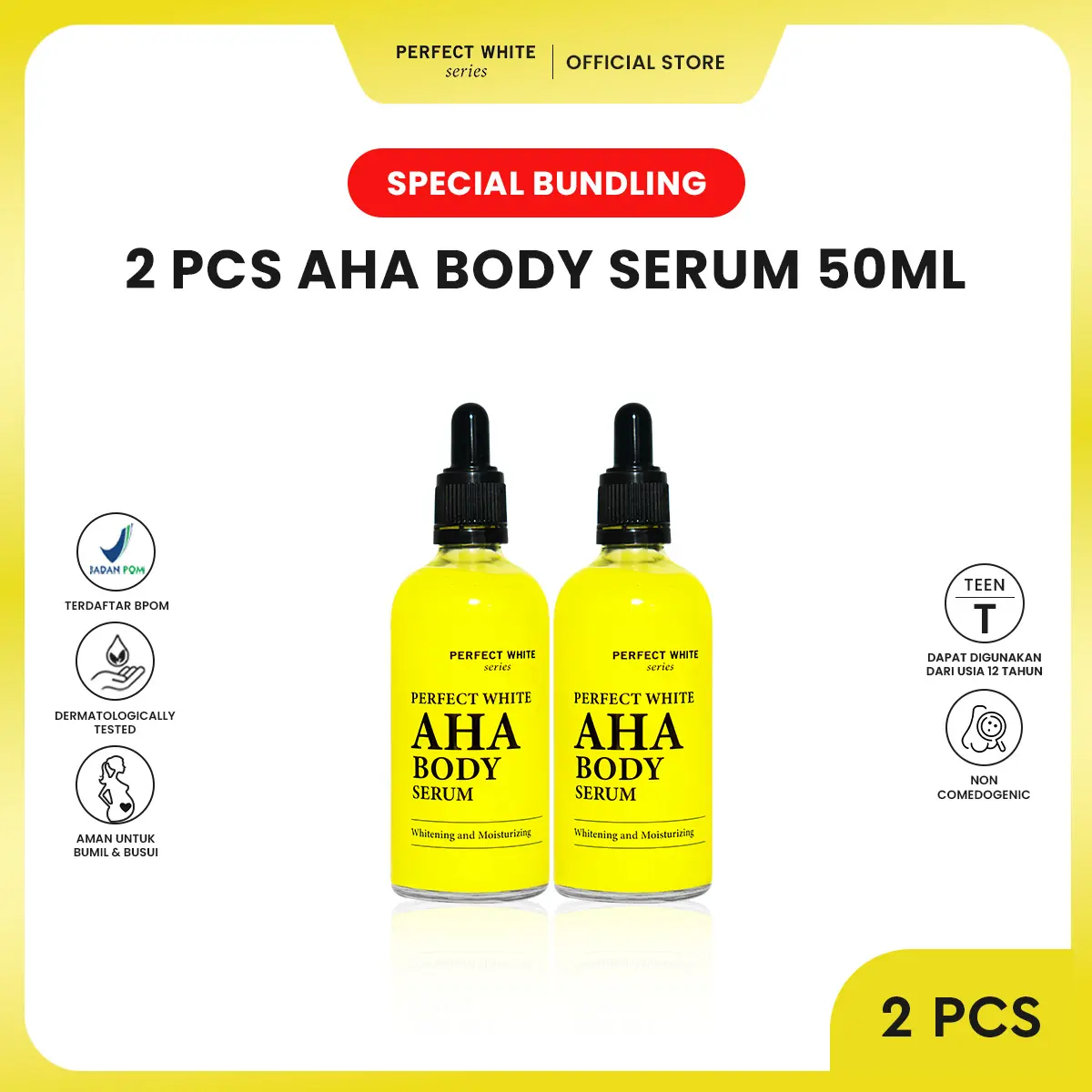 [2PCS] AHA Body Serum 50ML